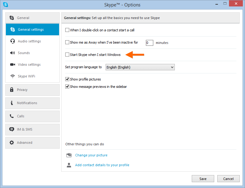 default skype download folder