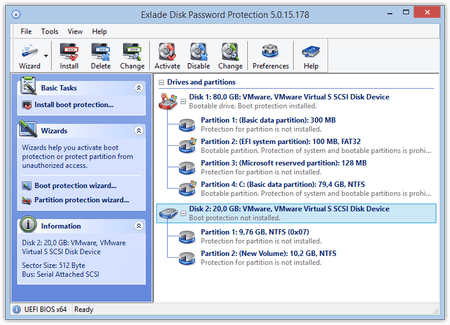 external hard disk password protection software free